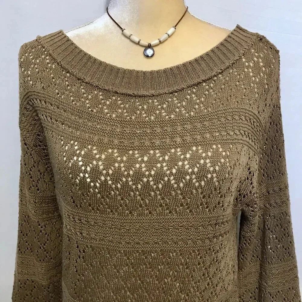 Candie's Scoop Sweater Women M